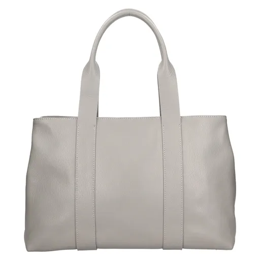 Dámská kožená kabelka Italia Marlen - šedá