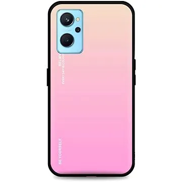 TopQ Kryt LUXURY Realme 9i pevný duhový meruňkový 71055 (Sun-71055)