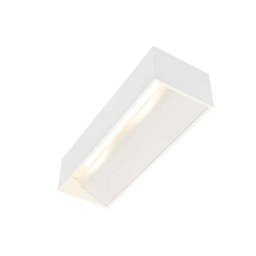 SLV BIG WHITE LOGS IN L Indoor, nástěnné LED svítidlo, černé/mosazné, 3000K, TRIAC, stmívatelné 1002844