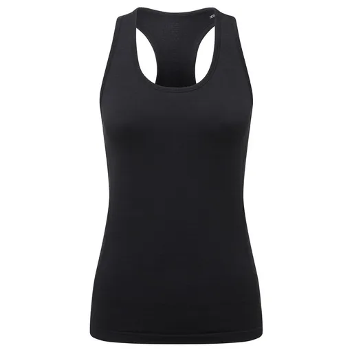 TriDri® Dámské bezešvé sportovní tílko 3D fit - Černá | L