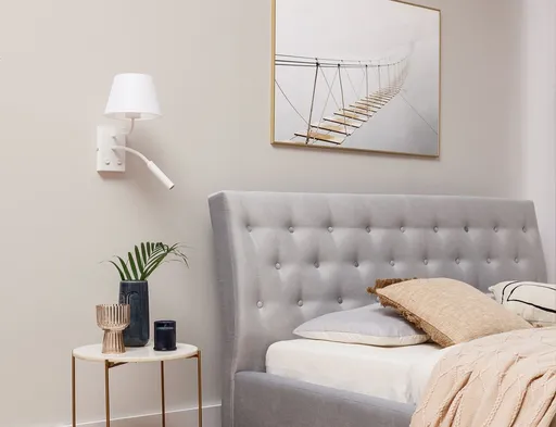 Vespillo 18x26x38cm nástěnné svítidlo 2A bílý