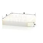 MANN-FILTER CU2040 pro vozy CITROËN;FIAT;OPEL;PEUGEOT;SUZUKI (CU2040)