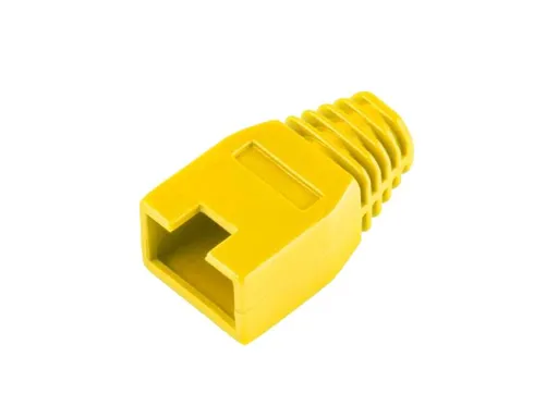 Kryt gumový pro konektor RJ45 žlutý
