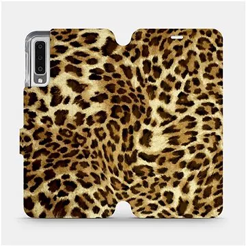Flipové pouzdro na mobil Samsung Galaxy A7 2018 - VA33P Leopardí vzor (5903516095711)