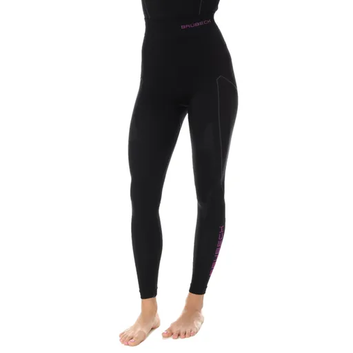 Dámské termo kalhoty Brubeck Thermo Black/Pink XS