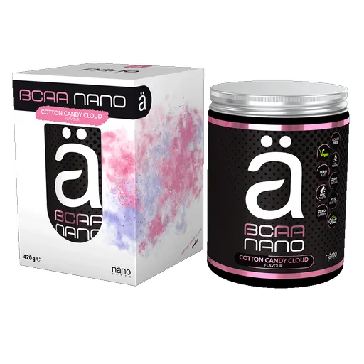 Näno Supps BCAA Nano 420g - cukrová vata