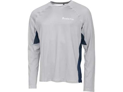 Westin tričko flats upf shirt mist grey - xxl