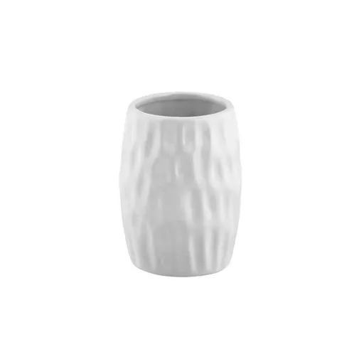 TORO Kalíšek na zubní kartáčky, dolomit, bílý