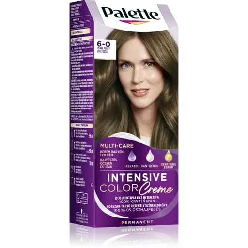 Schwarzkopf Palette Intensive Color Creme permanentní barva na vlasy odstín 6-0 (N5) Dark Blonde 1 ks