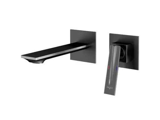 BESCO Podomítková umyvadlová baterie ASPIRA grafitová BABUASGR