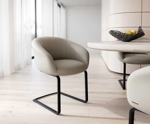 Konzolová židle Vinka-Flex s područkami konzolový rám plochý