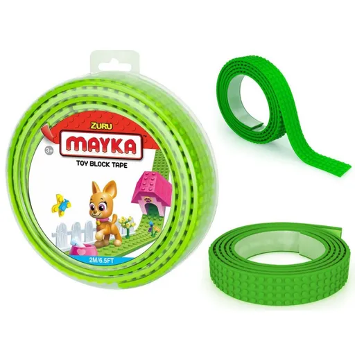 Mayka stavebnicová páska velká 2m světle zelená