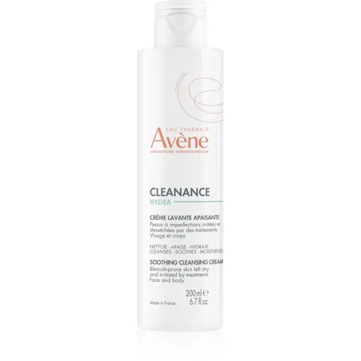 Avène Cleanance Hydra zklidňující čisticí krém pro pleť vysušenou a podrážděnou léčbou akné 200 ml