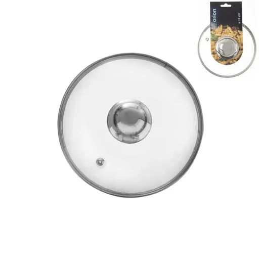 Skleněná poklice s úchytem