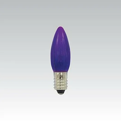 NBB Žárovka vánoční E10 23V 3W fialová 374014000