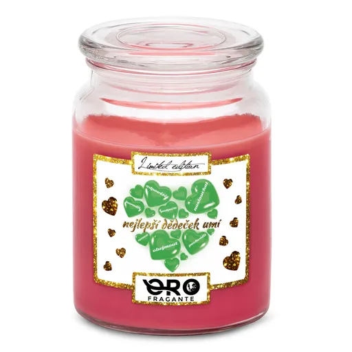 Svíčka Nejlepší dědeček umí (Vůně svíčky: Višně v čokoládě)