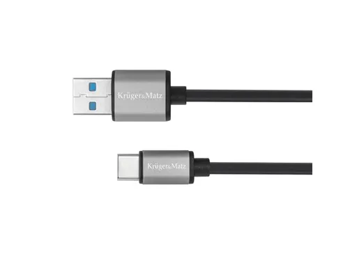 Kabel KRUGER & MATZ KM1244 Basic USB 3.0/USB-C 1m Black