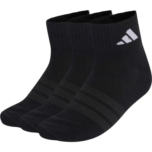 adidas T ESSENTIALS ANK 3P Ponožky, černá, velikost