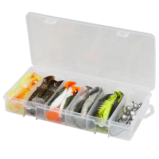 Savage gear gumová nástraha cannibal shad kit mixed colors 36 ks - 10 a 12,5 cm