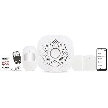 iGET HOME Alarm X1 - inteligentní zabezpečovací systém Wi-Fi, aplikace iGET HOME, set (X1)