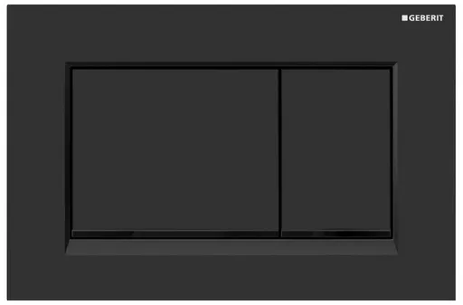 GEBERIT SIGMA30 ovládací tlačítko, Easy to clean, černá mat 115.883.16.1