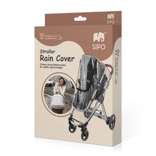 SIPO UNI Pláštěnka na kočárek 3v1 (ochrana před deštěm, sněhem a větrem)