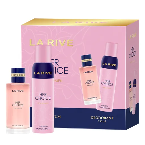 La Rive Her Choice - EDP 100 ml + deodorant ve spreji 150 ml