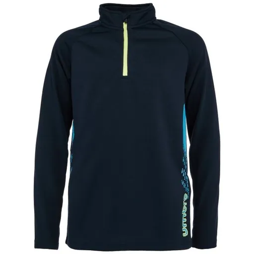 Umbro CYPHER QUARTER ZIP - JNR Chlapecká mikina, tmavě modrá, velikost L
