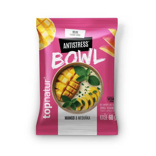 Topnatur Bowl Antistress mango a meduňka kaše 60 g