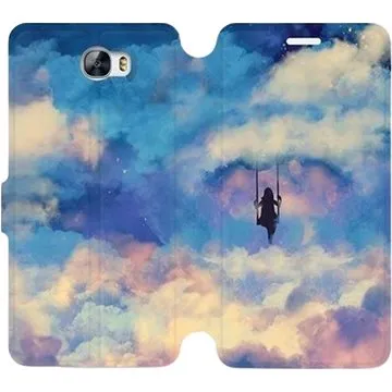 Flipové pouzdro na mobil Huawei Y5 II - MR09S Dívka na houpačce v oblacích (5903226286317)