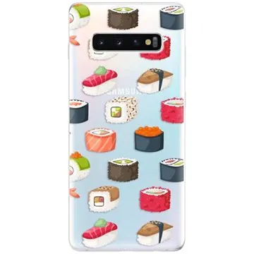 iSaprio Sushi Pattern pro Samsung Galaxy S10+ (supat-TPU-gS10p)