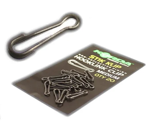 Korda Rychlovýměnná karabinka Stik Clip 20ks,Korda Rychlovýměnná karabinka Stik Clip 20ks