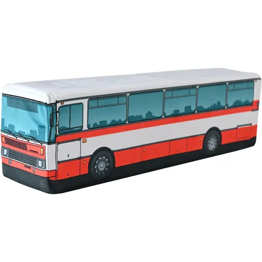 Plyšový autobus – old (Barva autobusu: Červená)