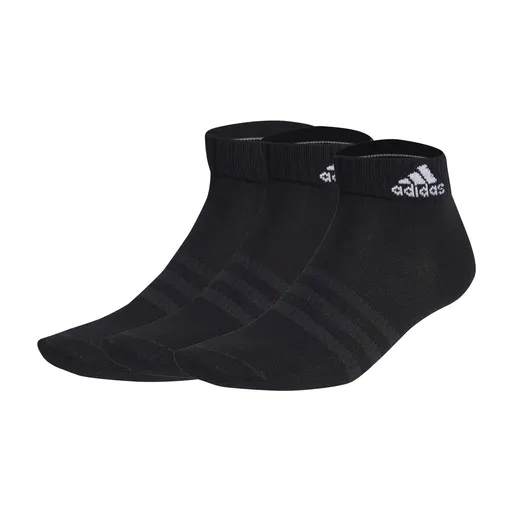 adidas Thin and Light Ankle Socks 3 Pairs S