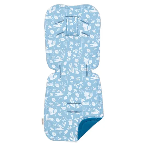 Mamo Tato Vložka do kočárku prošívaný Velvet PREMIUM Les, jeans