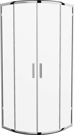 MEXEN Rio čtvrtkruhový sprchový kout 90x90, sklo transparent, chrom 863-090-090-01-00