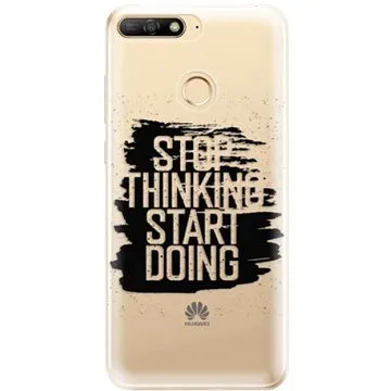 iSaprio Start Doing - black pro Huawei Y6 Prime 2018 (stadob-TPU2_Y6p2018)