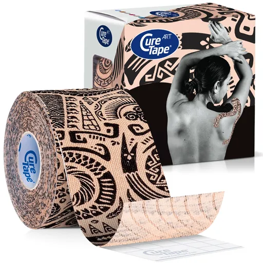 CureTape Kineziologický tejp Art Tattoo 5 cm x 5 m