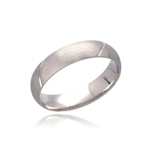 MOISS Broušený stříbrný prsten RL000168-P 56 mm