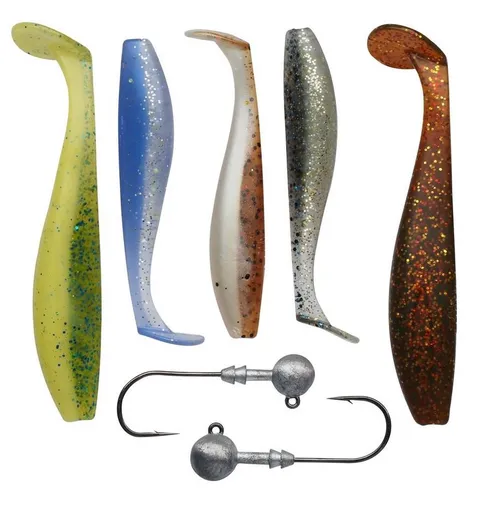 Abu garcia set gumových nástrah starter pack zander - candát