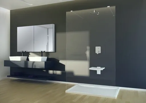 BESCO Walk-in sprchový kout AVEO DUE Pevná stěna Bez pevné stěny, Rozměr A 120 BCAVEODUE120