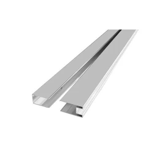 Mereo Sada fixačního a bočního profilu, pro CK1060xH, výška 2m, chrom ALU CKND250W