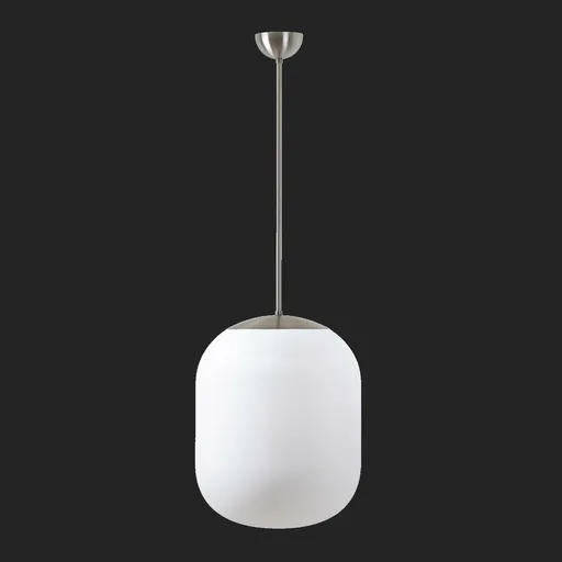 OSMONT TAN68209 TANIA P2 závěsné skleněné svítidlo nerez broušená / bílá IP40 3000 K 41W LED DALI