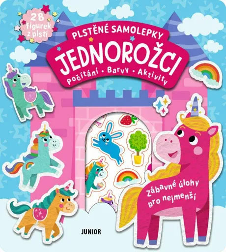 Plstěné samolepky Jednorožci