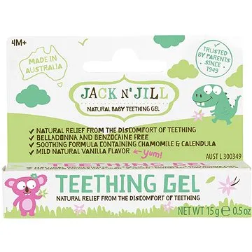 Jack N´Jill gel na prořezávání prvních zoubků pro dět od 4 m, 15 g (9312657110256)