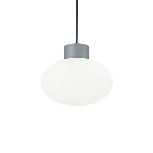 Venkovní závěsná základna Ideal Lux Clio MSP1 Grigio 144238 E27 1x60W IP44 9cm šedá