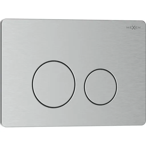 MEXEN Tex 06 splachovací tlačítko, inox 6106-10