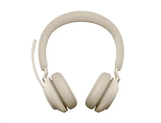 Jabra náhlavní souprava Evolve2 65, Link 380c MS, stereo, béžová