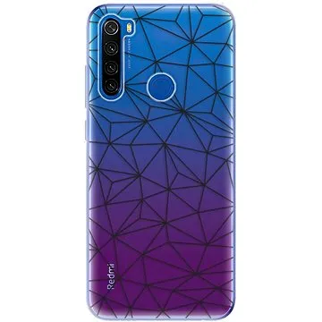 iSaprio Abstract Triangles 03 - black pro Xiaomi Redmi Note 8T (trian03b-TPU3-N8T)