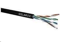 Instalační kabel Solarix venkovní UTP, Cat5E, drát, PE, box 305m SXKD-5E-UTP-PE